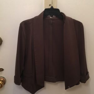 Olive Cotton Blazer Size S